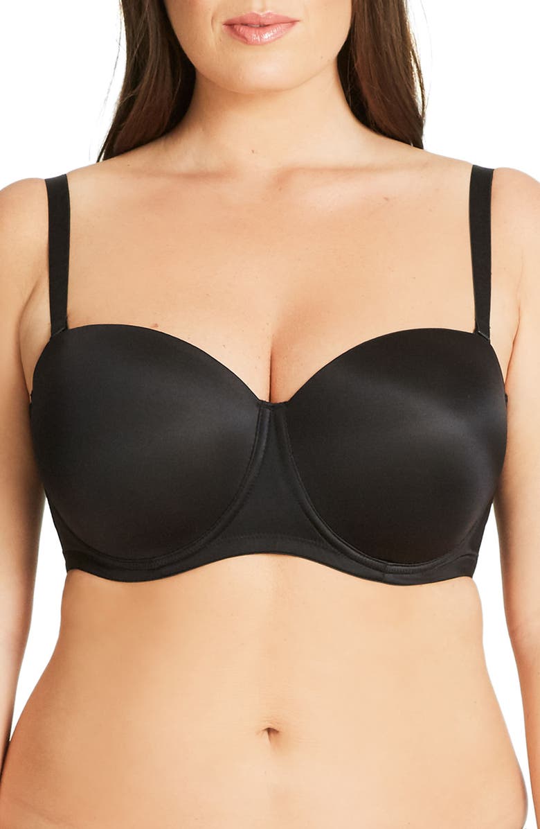 City Chic Adore Strapless Underwire Bra, Main, color, 
