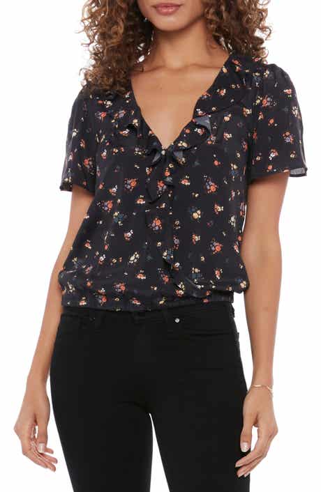 PAIGE Clarita Flutter Sleeve Blouse