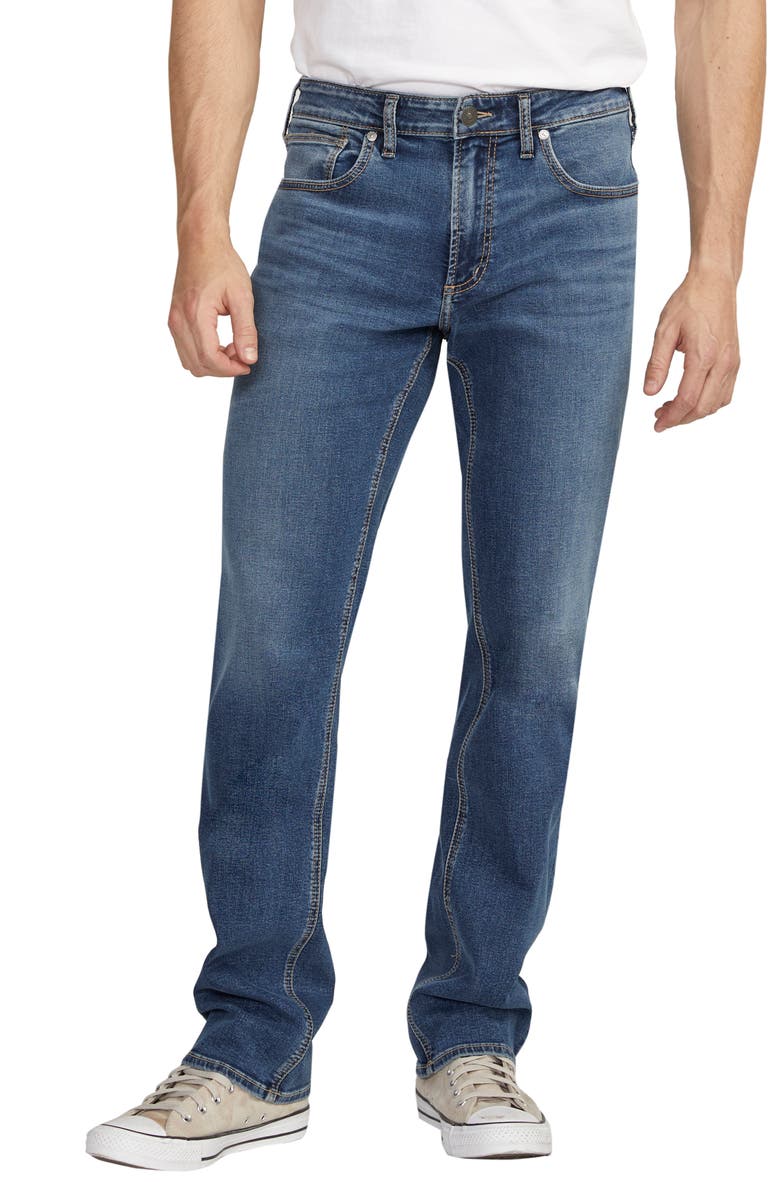 Silver Jeans Co. Grayson Classic Fit Stretch Straight Leg Jeans, Main, color, 