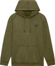 Dalix Butterfly Womens Mineral Washed Hoodie