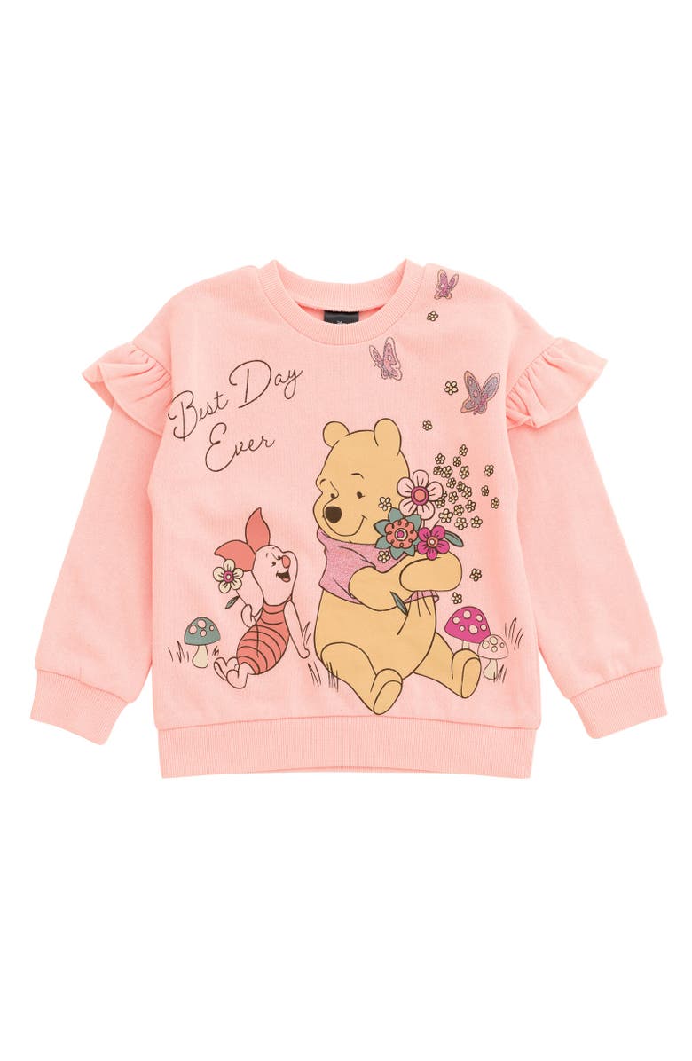 Disney Winnie the Pooh Sweatshirt & Leggings Set, Alternate, color, Orange