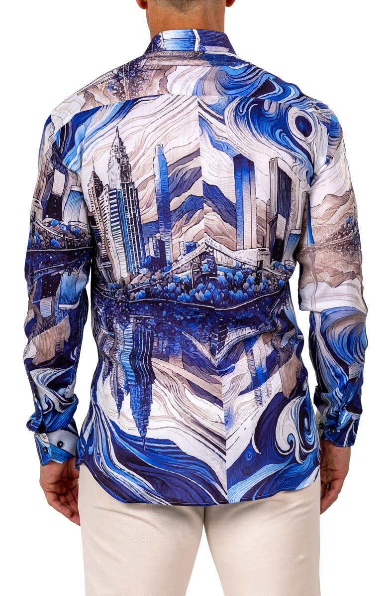 Maceoo Fibonacci Marthyr 0326 Contemporary Fit Button-Up Shirt, Alternate, color, 