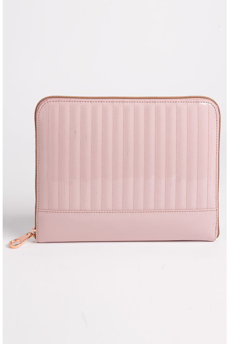 Quilted iPad Case, Alternate, color, PINK