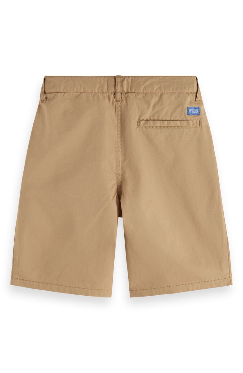 Scotch & Soda Kids' Cotton Twill Chino Shorts, Alternate, color, Sand