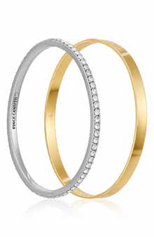Two-Toned Bangle Set