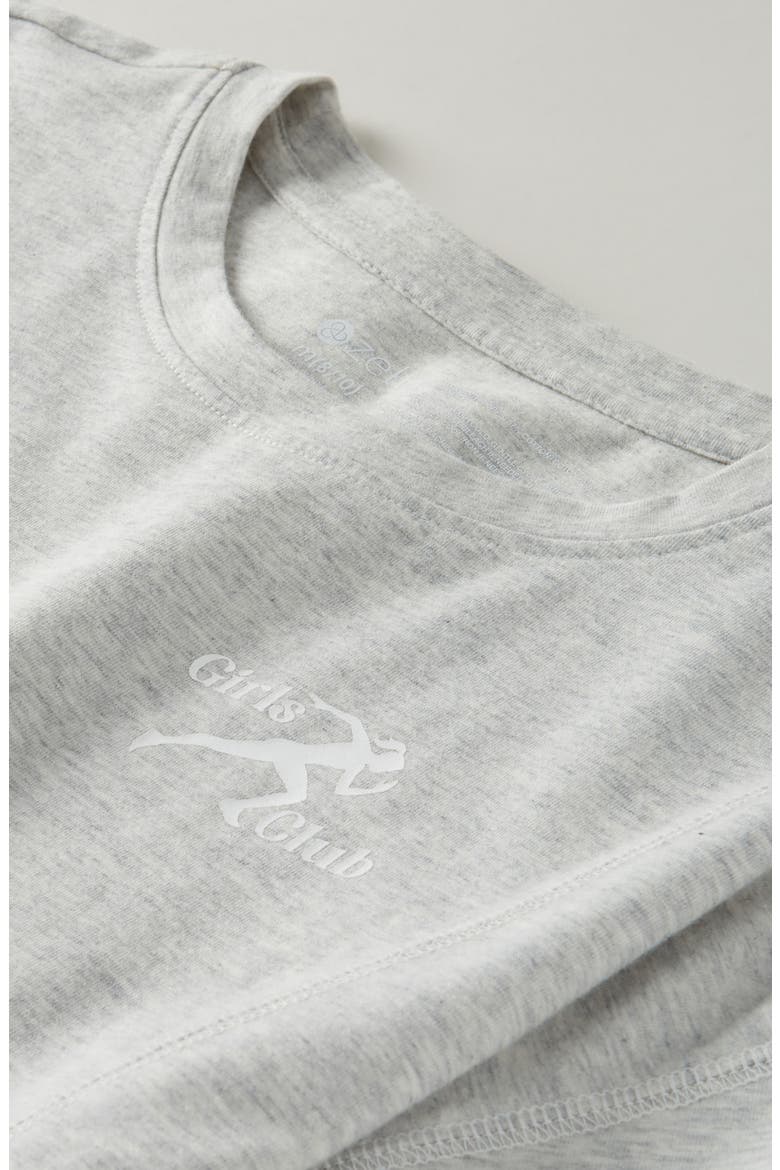 Kids' Lucky Cotton Blend Graphic T-Shirt, Alternate, color, GREY LIGHT HEATHER