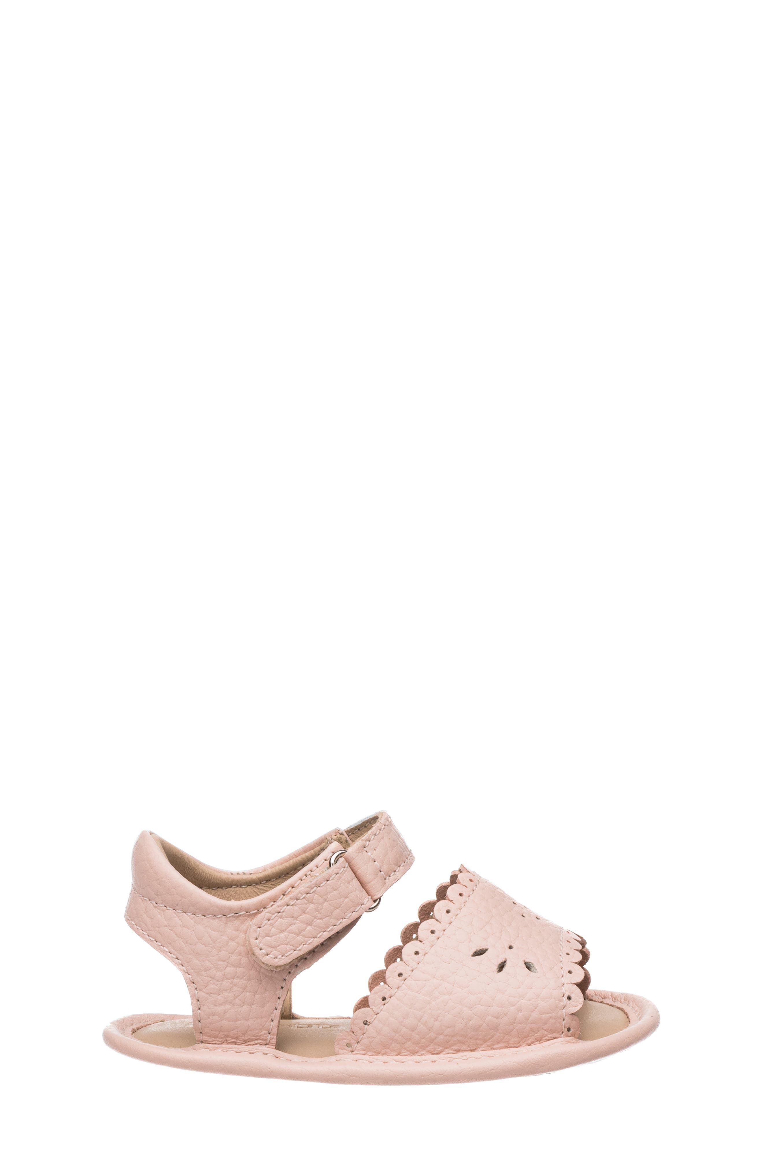 Elephantito Flower Crib Shoe Sandal, Alternate, color, Pink