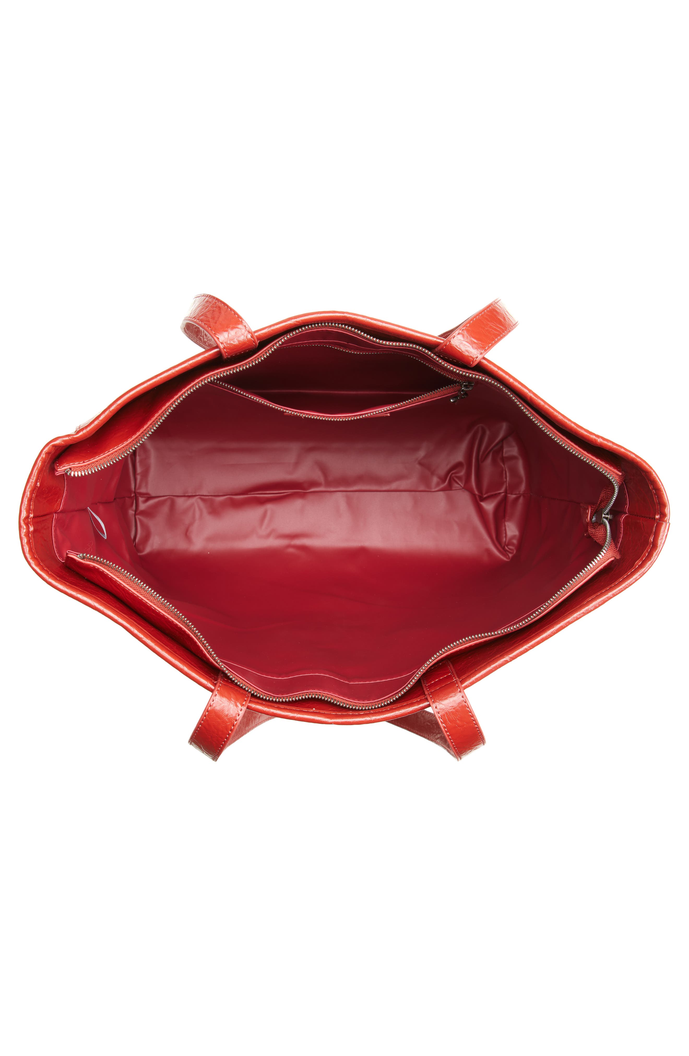 SANTO STUDIO Jasmine Tookes Red Tote, Alternate, color, Merlot