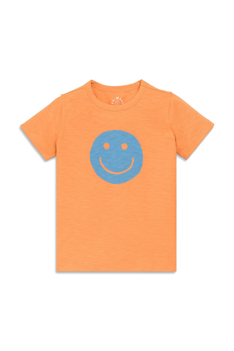 Kids Happy Face Tee, Main, color, Goldfish Happy Face