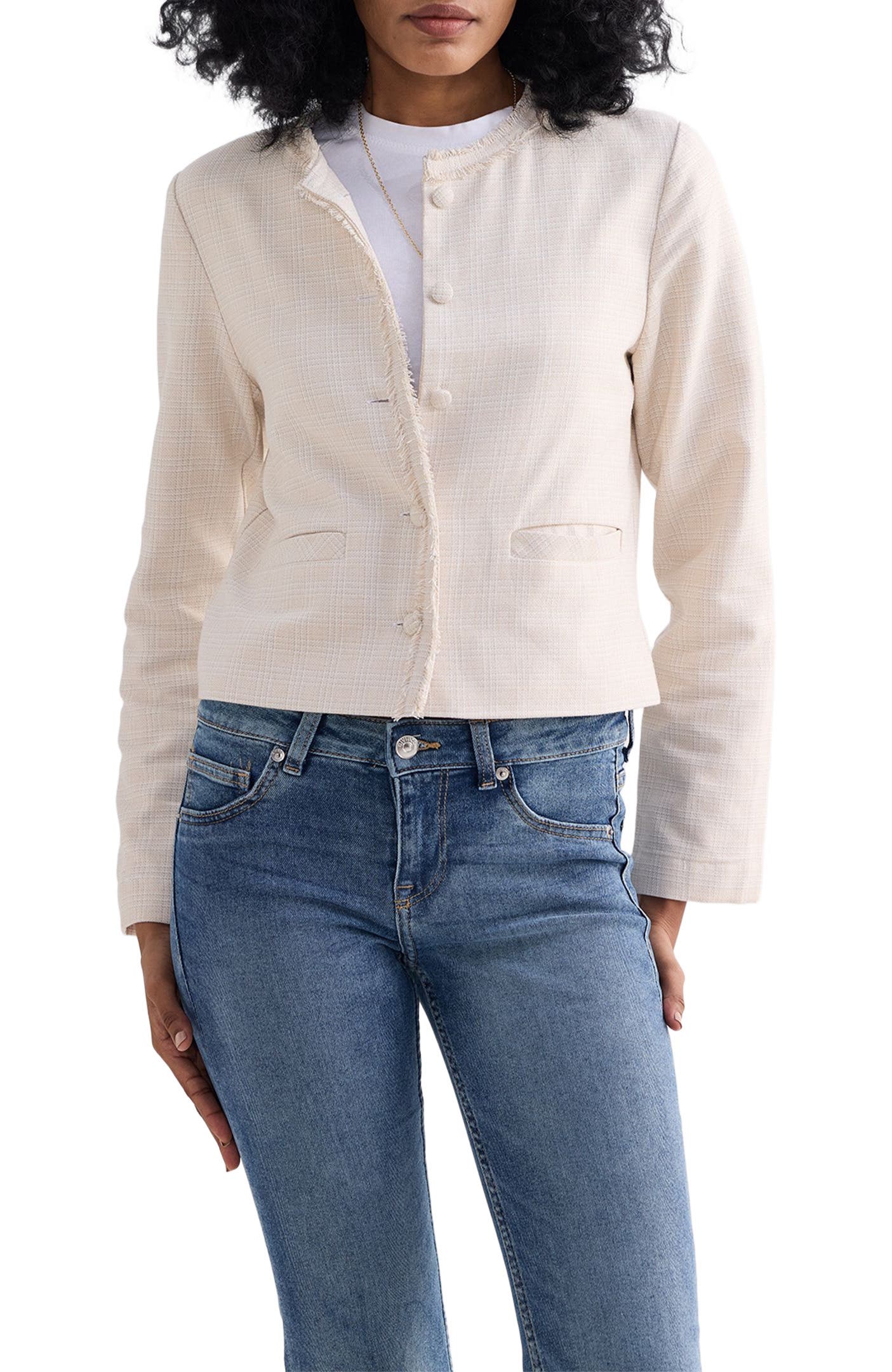 Lady Jacket in Cotton Tweed - image 3