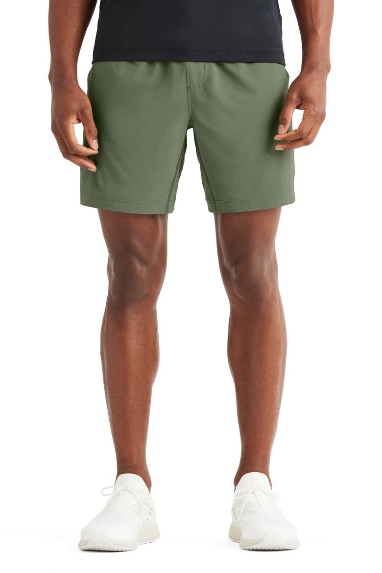 Essentials 7-Inch Gym Shorts, Main, color, OLIVINE