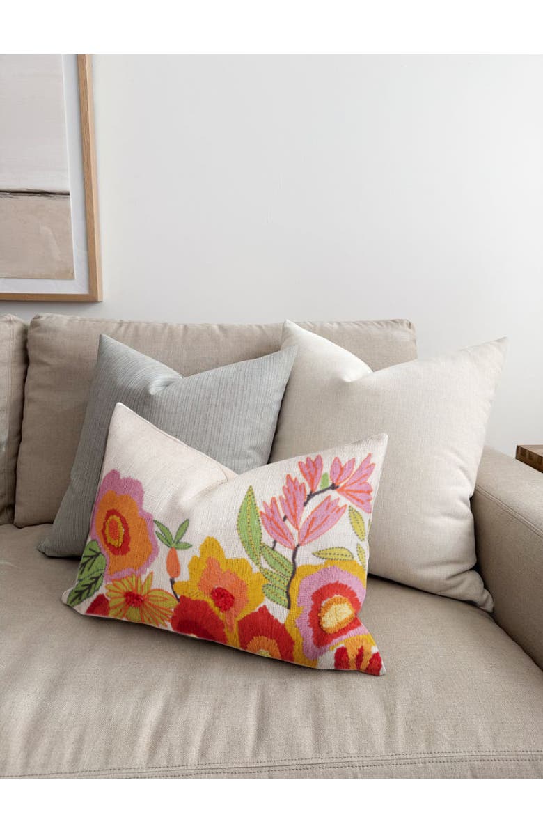 GAURI KOHLI Sidari Throw Pillow Cover, Alternate, color, White