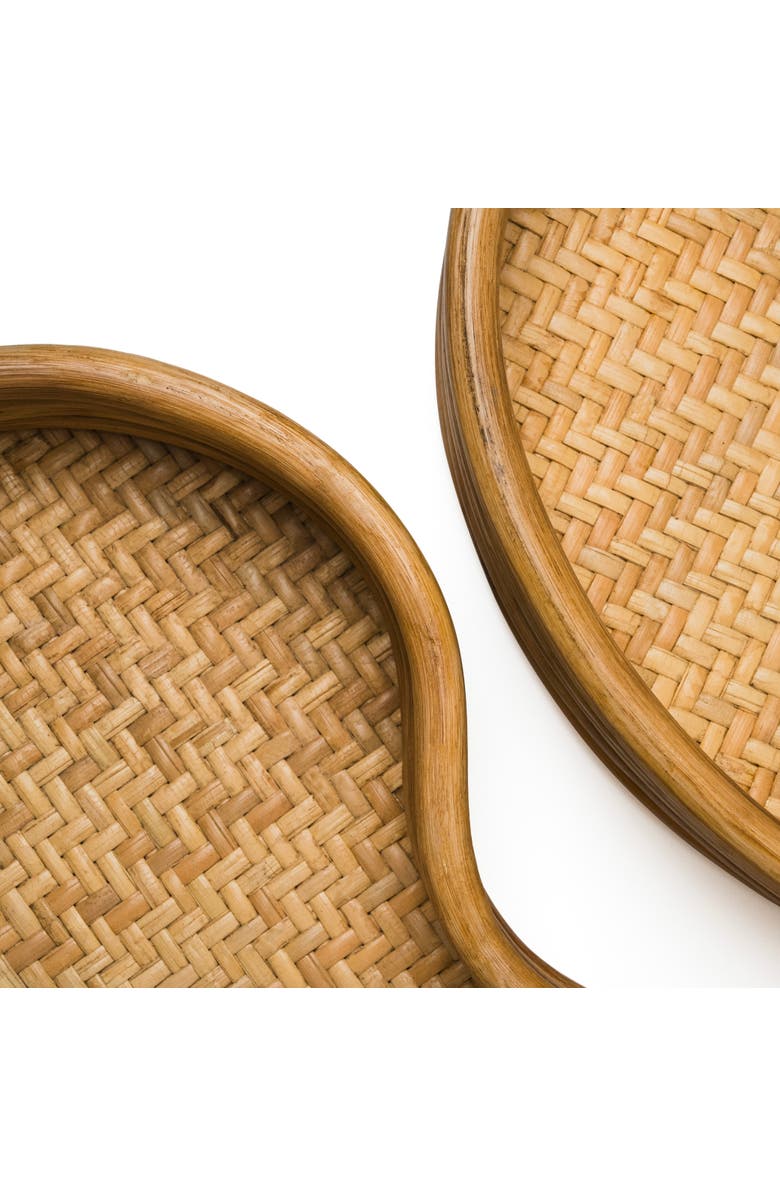 Wicker Village Lily Pad Tray, Alternate, color, Small