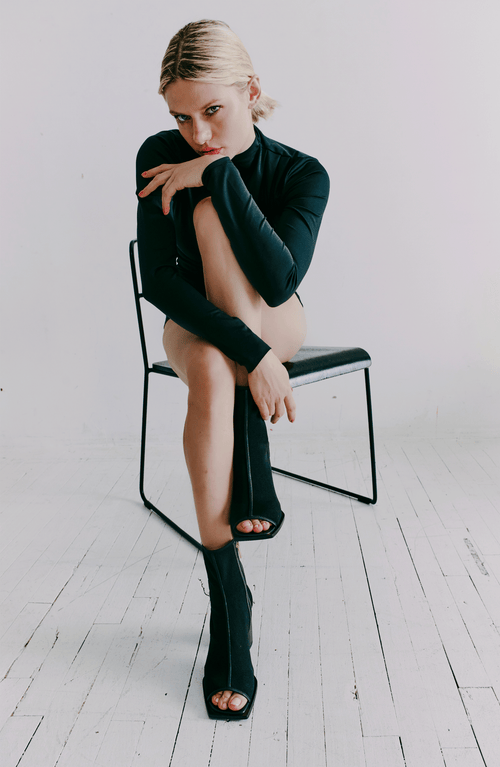 Daniella Shevel Onyx Bootie In Black