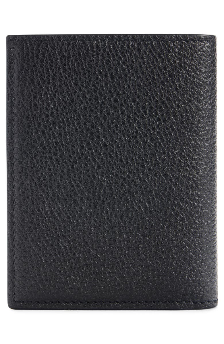 Givenchy Calfskin Leather Continental Wallet, Alternate, color, Black