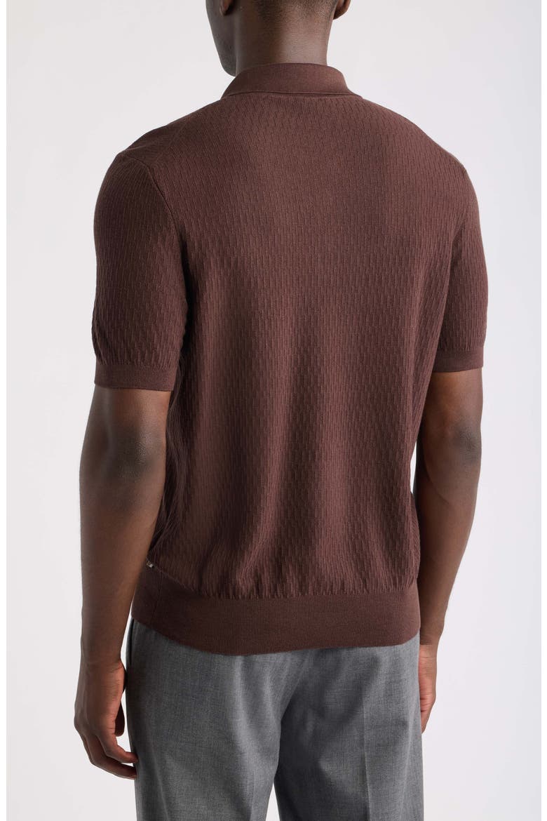 Lurazio Cotton Blend Polo, Alternate, color, DARK OAK