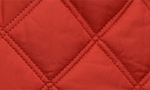 Brooks Brothers Paddock Water Repellent Diamond Quilted Vest In Red