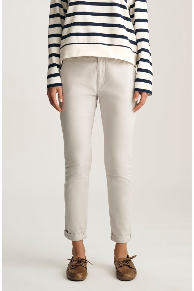 Kathleen Stretch Cotton Chinos, Main, color, PEARLY RIVER TWILL