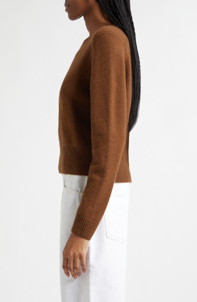 Isabel Marant Cornelia Merino Wool & Cashmere Sweater, Alternate, color, Chocolate