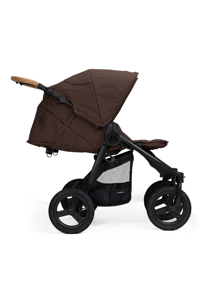 Indie Twin Stroller, Alternate, color, WALNUT
