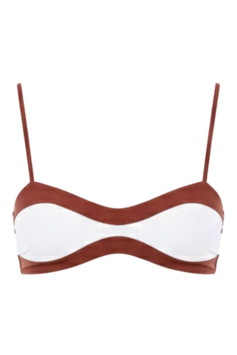 Barn Colorblock Bikini Top, Alternate, color, BARN RED COLOR BLEND