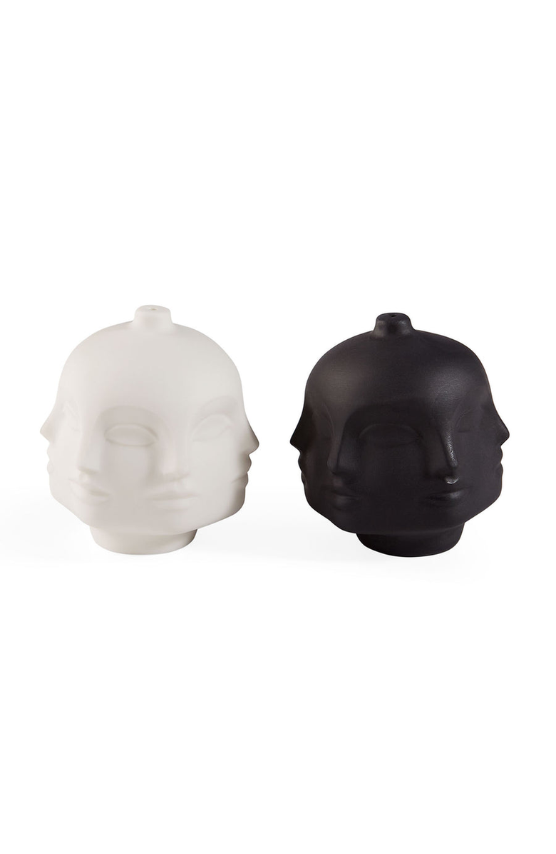 Jonathan Adler Dora Maar Salt and Pepper Set, Main, color, Black / White