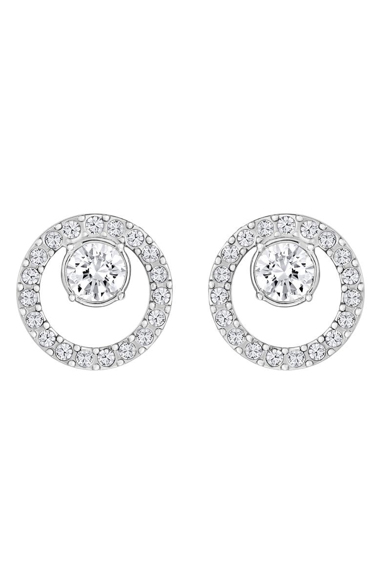 Swarovski Creativity Circle Stud Earrings, Main, color,