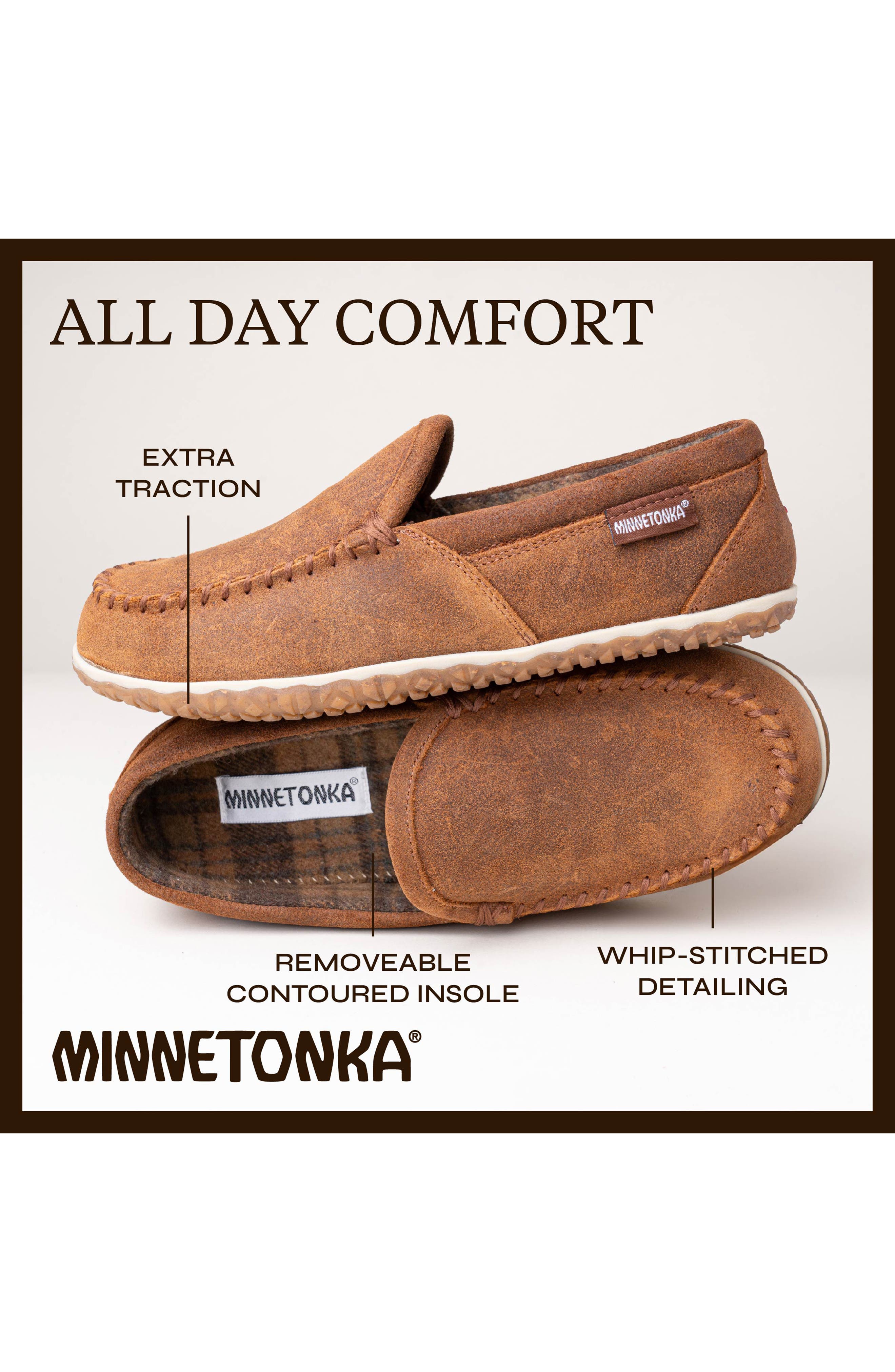 Tilden Slipper, Alternate, color, BROWN RUFF