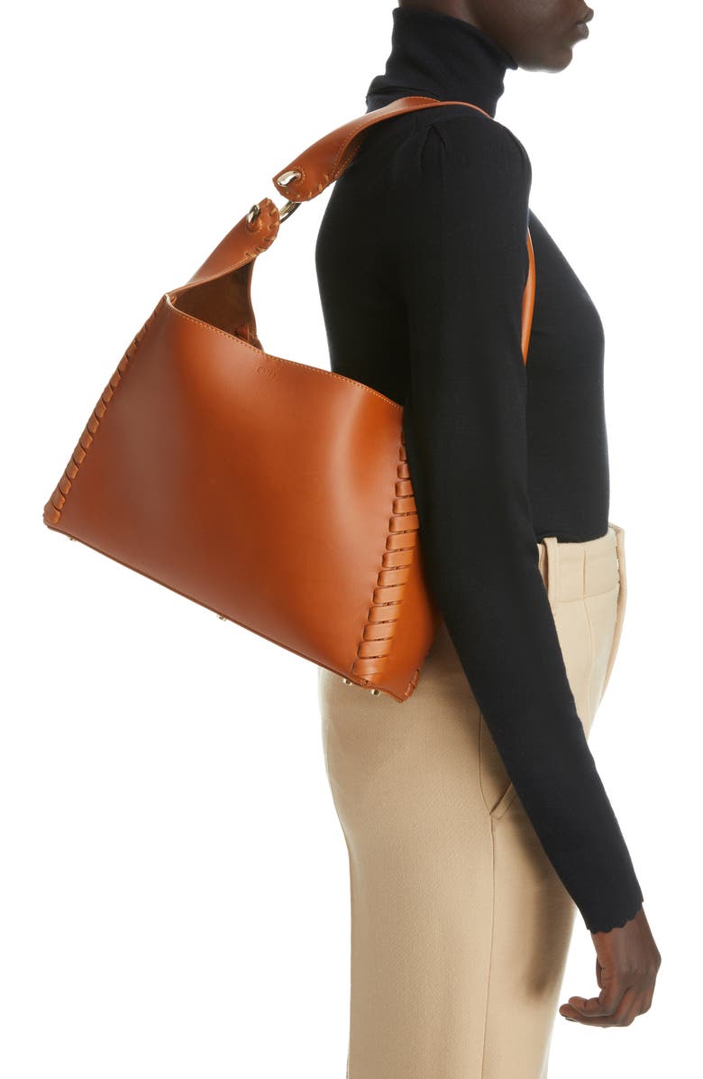 Chloé Mate Leather Shoulder Bag, Alternate, color,