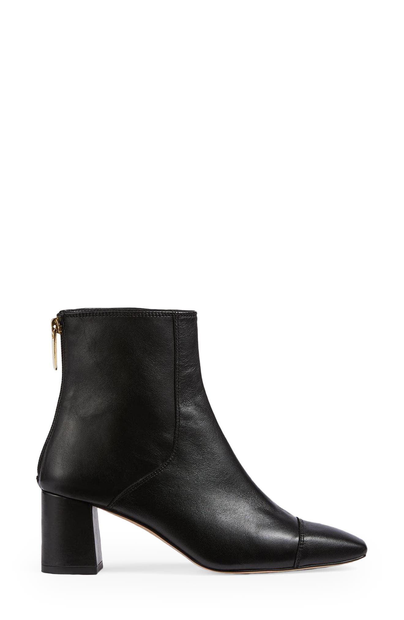LK Bennett Maxine Cap Toe Bootie, Main, color, 