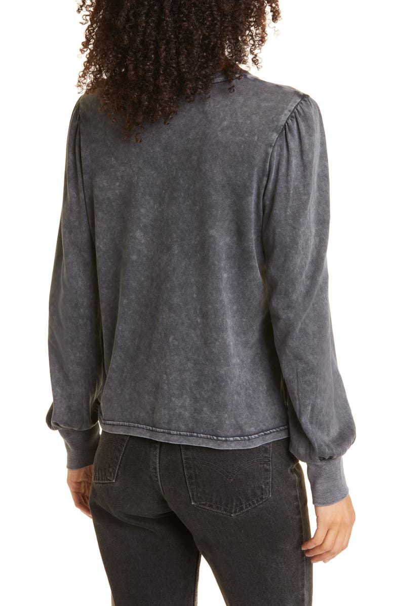 Rails Emilia Blouson Sleeve Cotton Jersey Top, Alternate, color, 