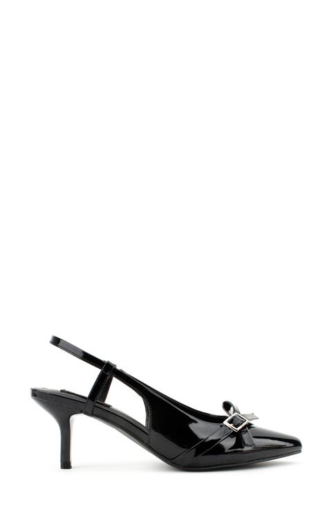 Agnes Bow Slingback Pump (Women)