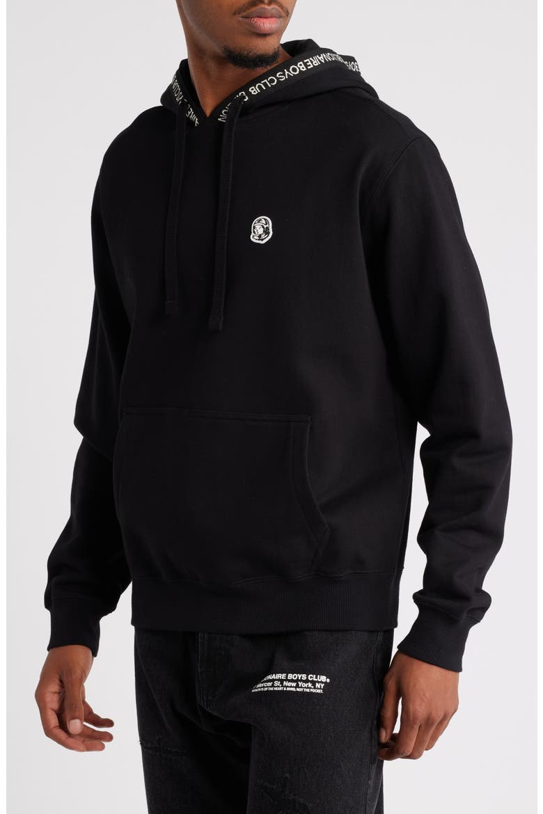 Mind Graphic Hoodie, Main, color, BLACK