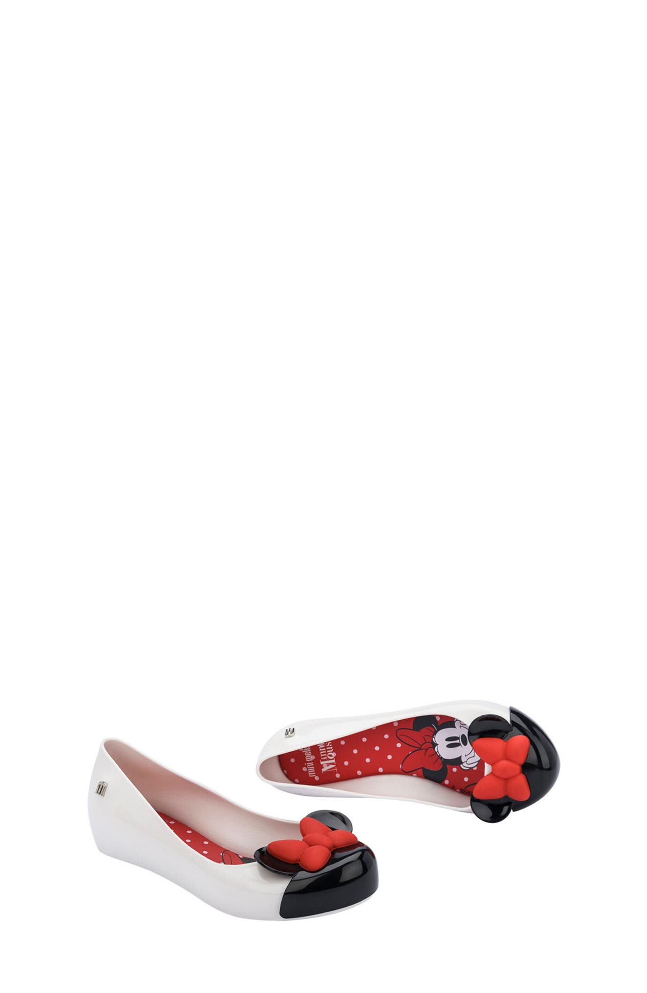 Mini Melissa x Disney Minnie Mouse Ultragirl Ballet Flat, Alternate, color, 