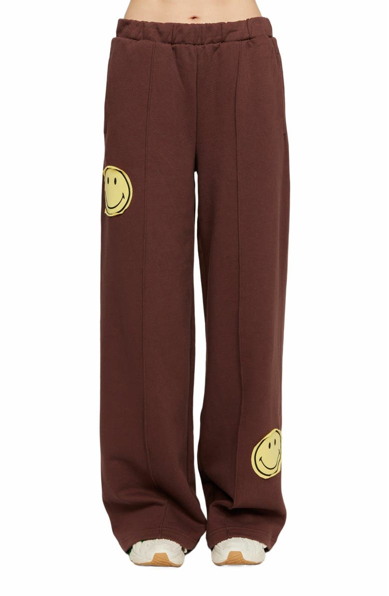 Samii Ryan | Smiley Straight Leg Pants , Brown , Small , 2, Alternate, color, Brown