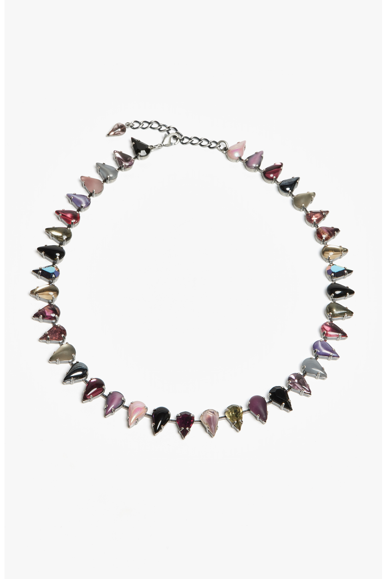 Punk Rocks Fang Layering Choker, Main, color, Silver