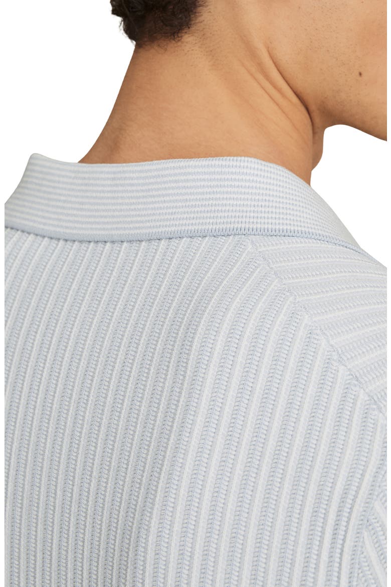 Lancaster Polo Sweater, Alternate, color, SOFT BLUE/ WHITE