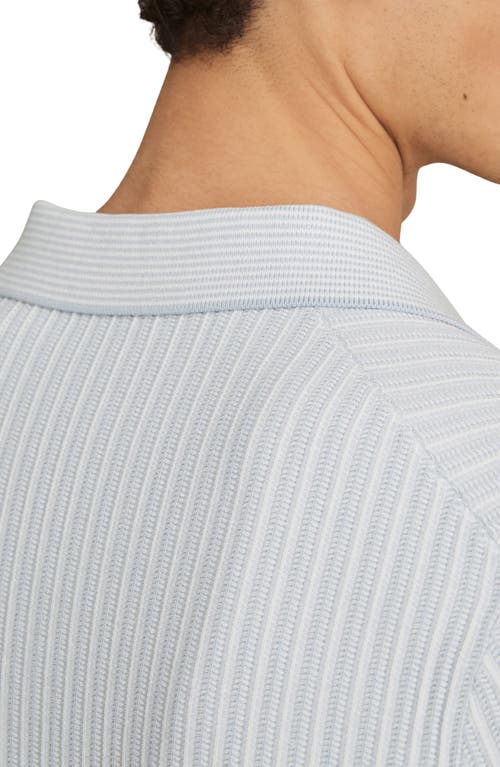 Reiss Lancaster Polo Sweater In Blue