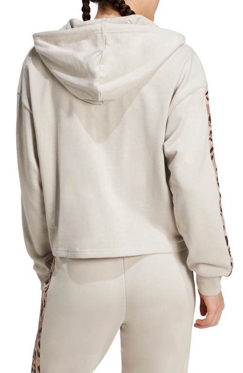 Adidas Originals Adidas 3-stripes Full Zip Hoodie In Gray