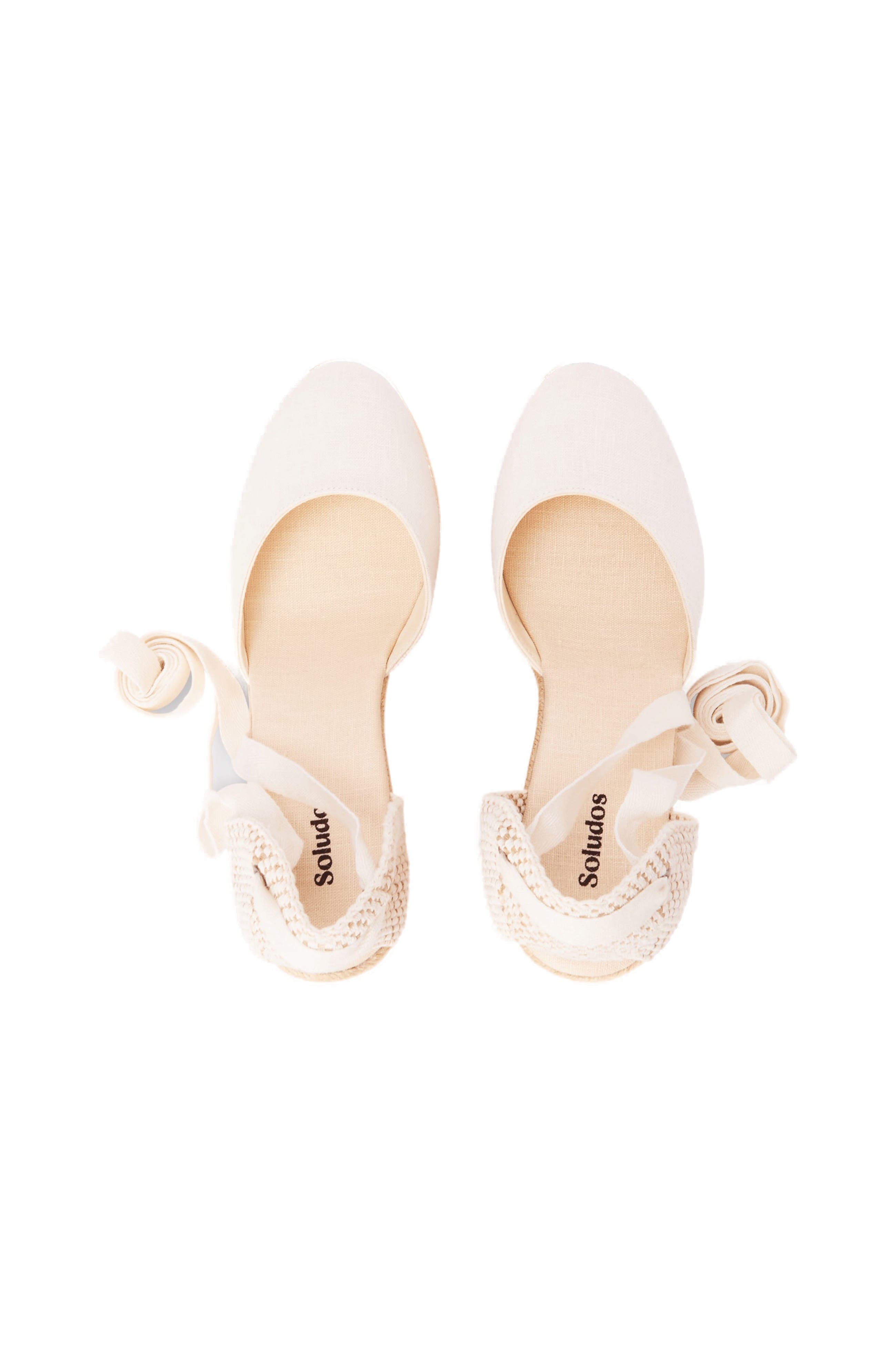 The Marseille Wedge Linen Colors Espadrille, Alternate, color, Oasis White
