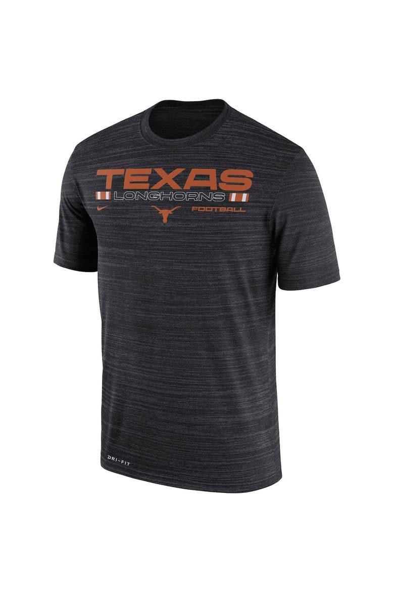Men's Nike Black Texas Longhorns Velocity Legend Performance T-Shirt, Alternate, color, Black