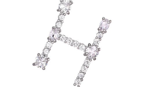 Adornia Mixed Crystal Initial Pendant Necklace