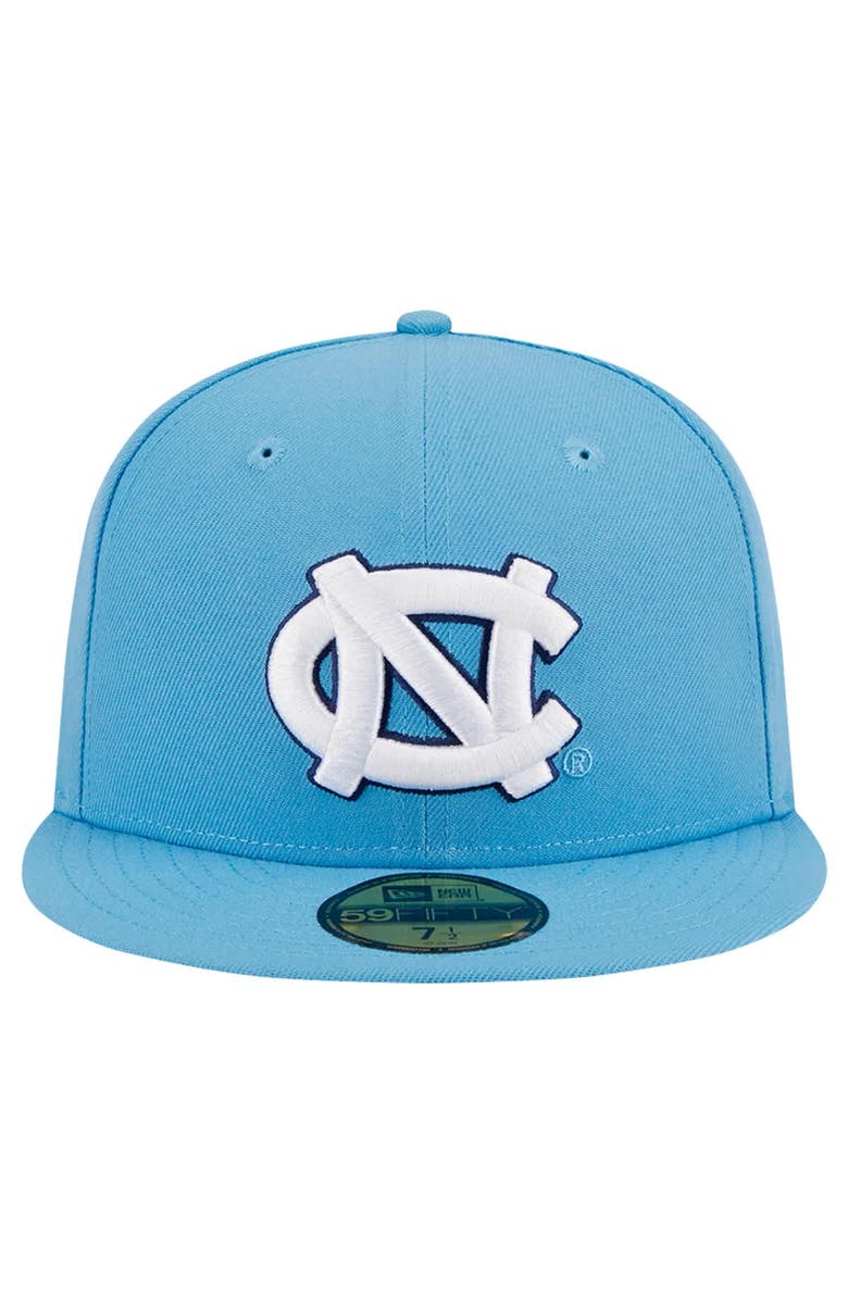 New Era Men's New Era Light Blue North Carolina Tar Heels 59FIFTY Fitted Hat, Alternate, color, 