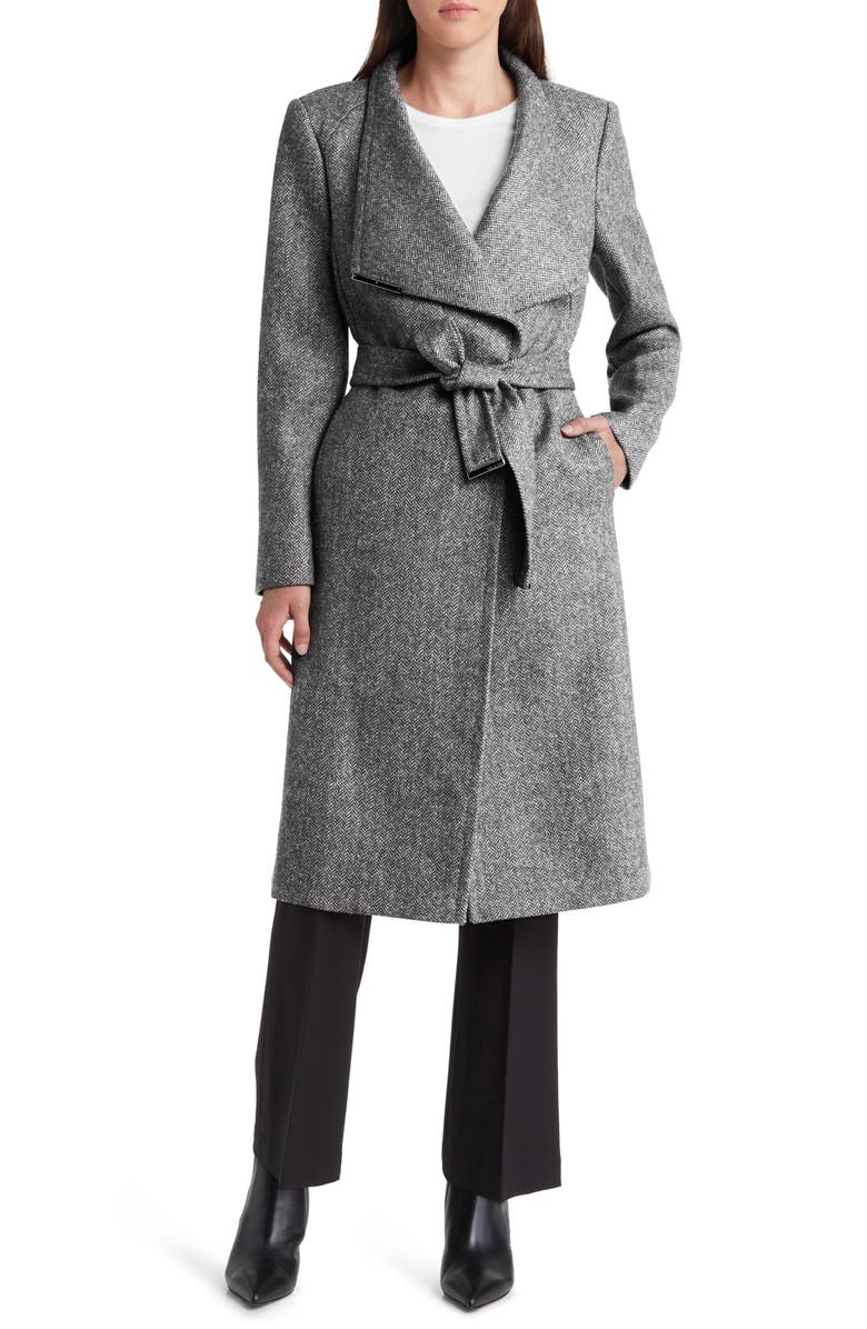 Ted Baker London Roseane Wool Wrap Coat, Main, color, 
