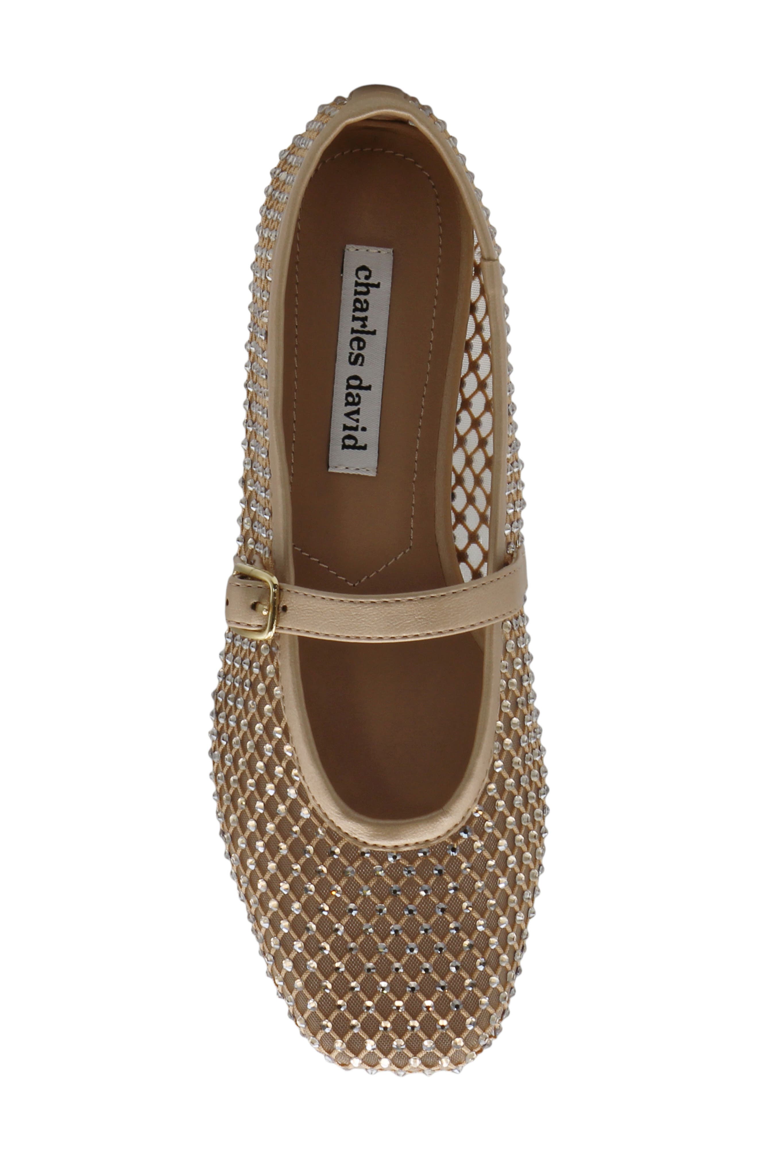 Westa Mary Jane Flat, Alternate, color, GOLD