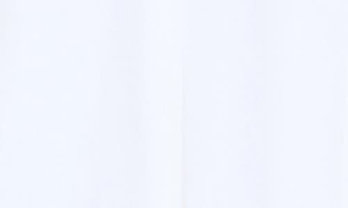 Eileen Fisher Mandarin Collar Organic Cotton Button-up Shirt In White