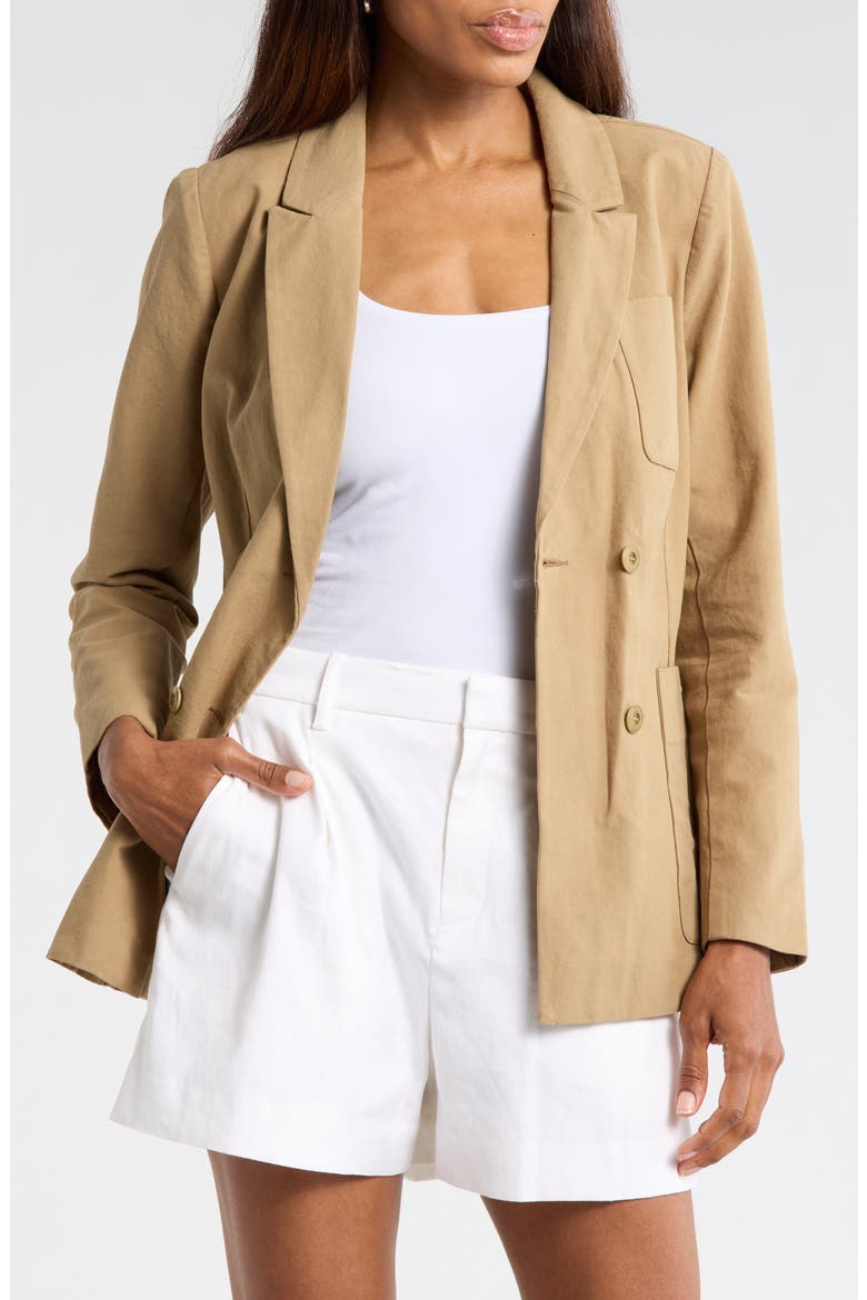 The Savant Cotton Blazer, Main, color, BRUSH