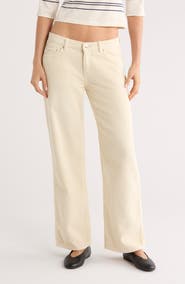 DL1961 Drue Low Rise Straight Leg Corduroy Jeans