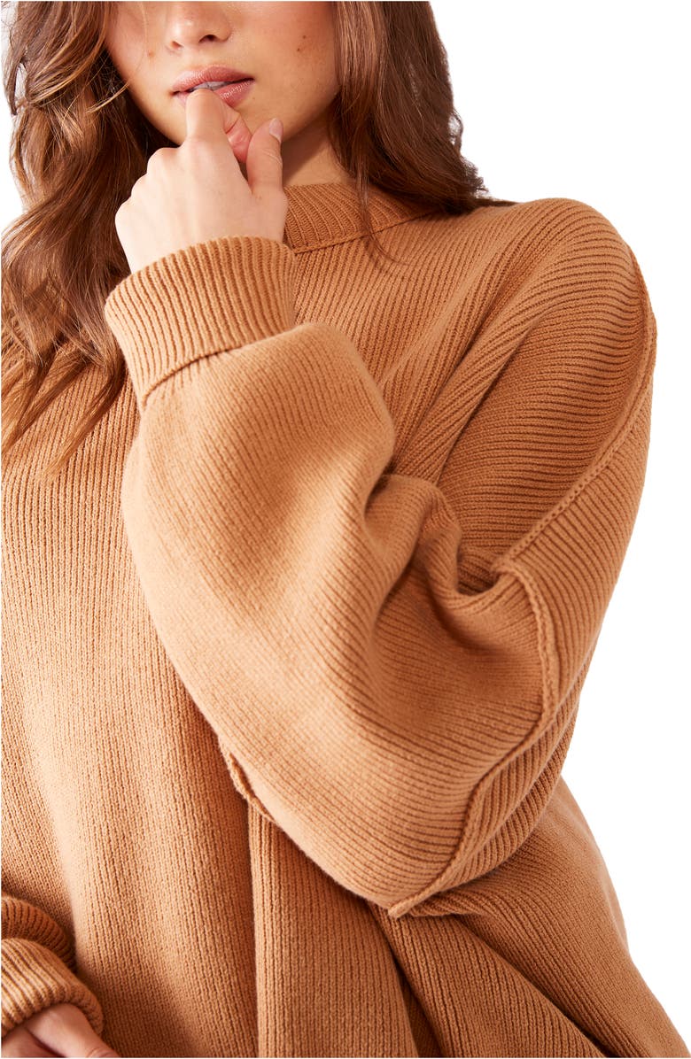 Free People Easy Street Tunic Sweater, Alternate, color,