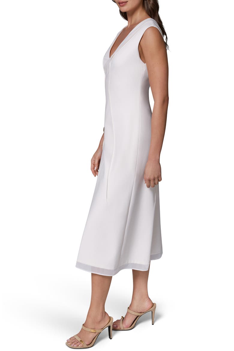 Sleeveless A-Line Cocktail Dress, Alternate, color, IVORY